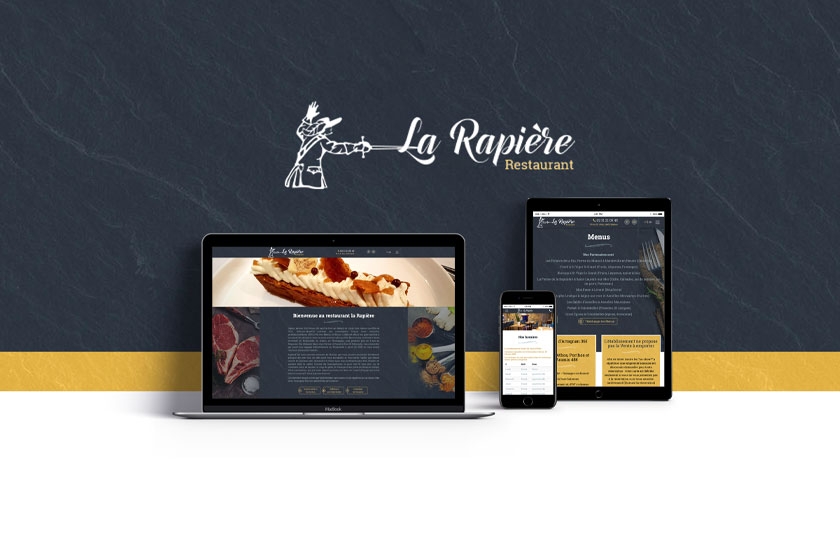 Création du site Internet de La Rapière - Restaurant