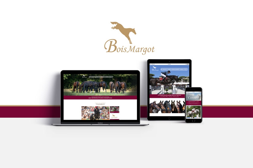 Création du site Internet du Haras du Bois Margot