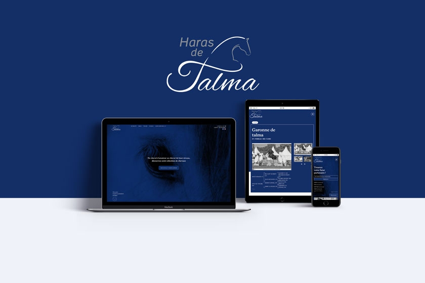 Création du site Internet du Haras de Talma