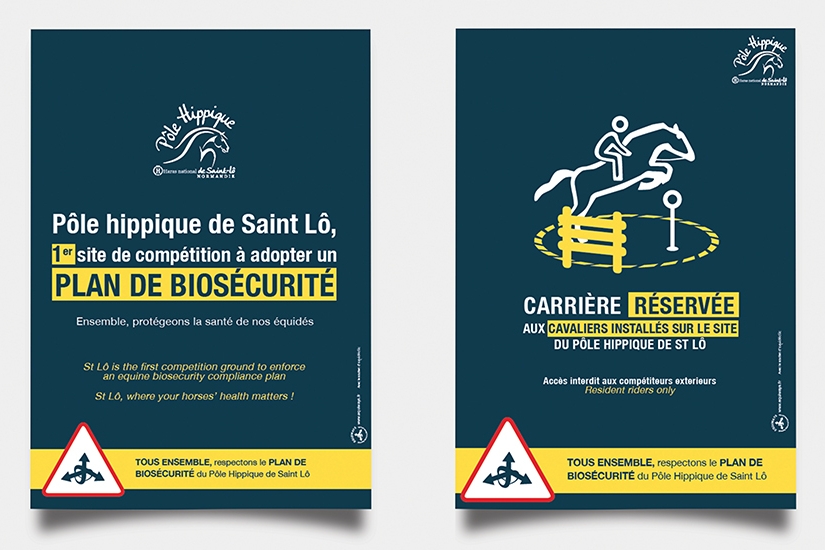 Conception des affiches Equiways pour Le Pôle Hippique de Saint Lô