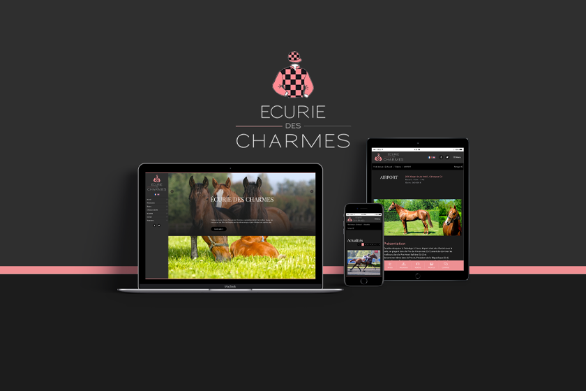 Création du site Internet de l'Ecurie des Charmes