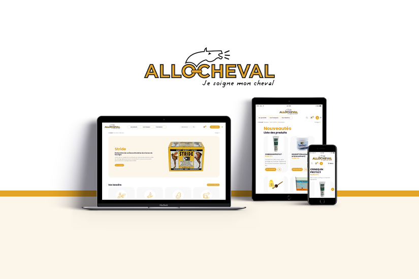 Création du site Internet e-commerce Allo-Cheval
