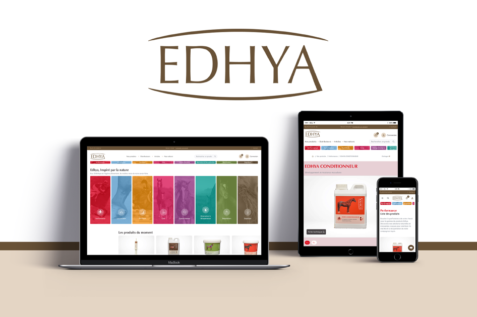 Refonte du site internet d'Edhya