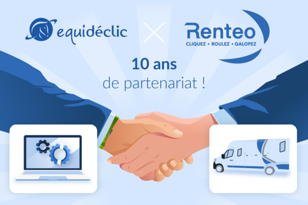 Renteo fête ses 10 ans avec Equidéclic à ses côtés depuis le début !